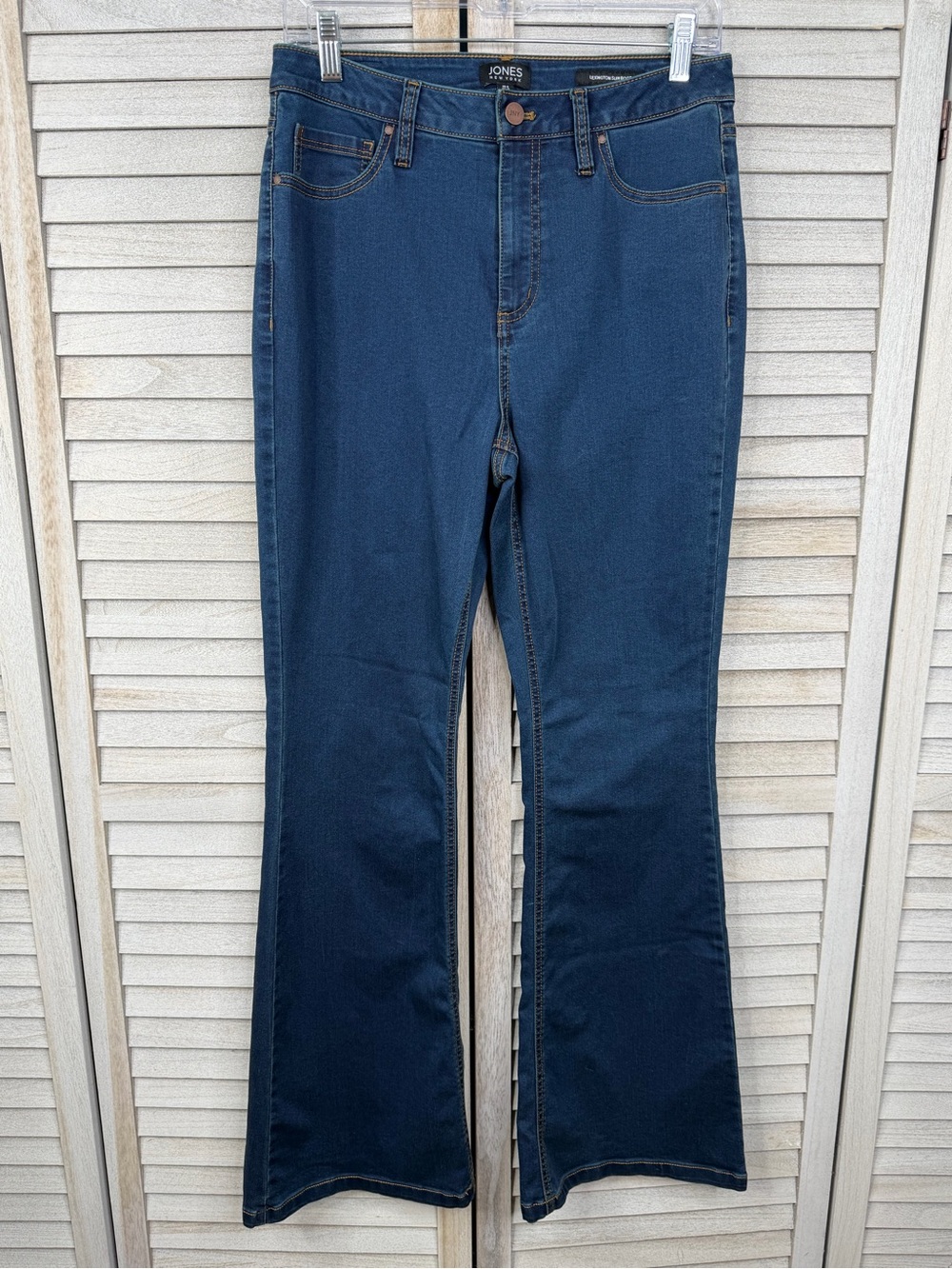 JONES NEW YORK Women's Lexington Slim Bootcut High Rise Jeans-8